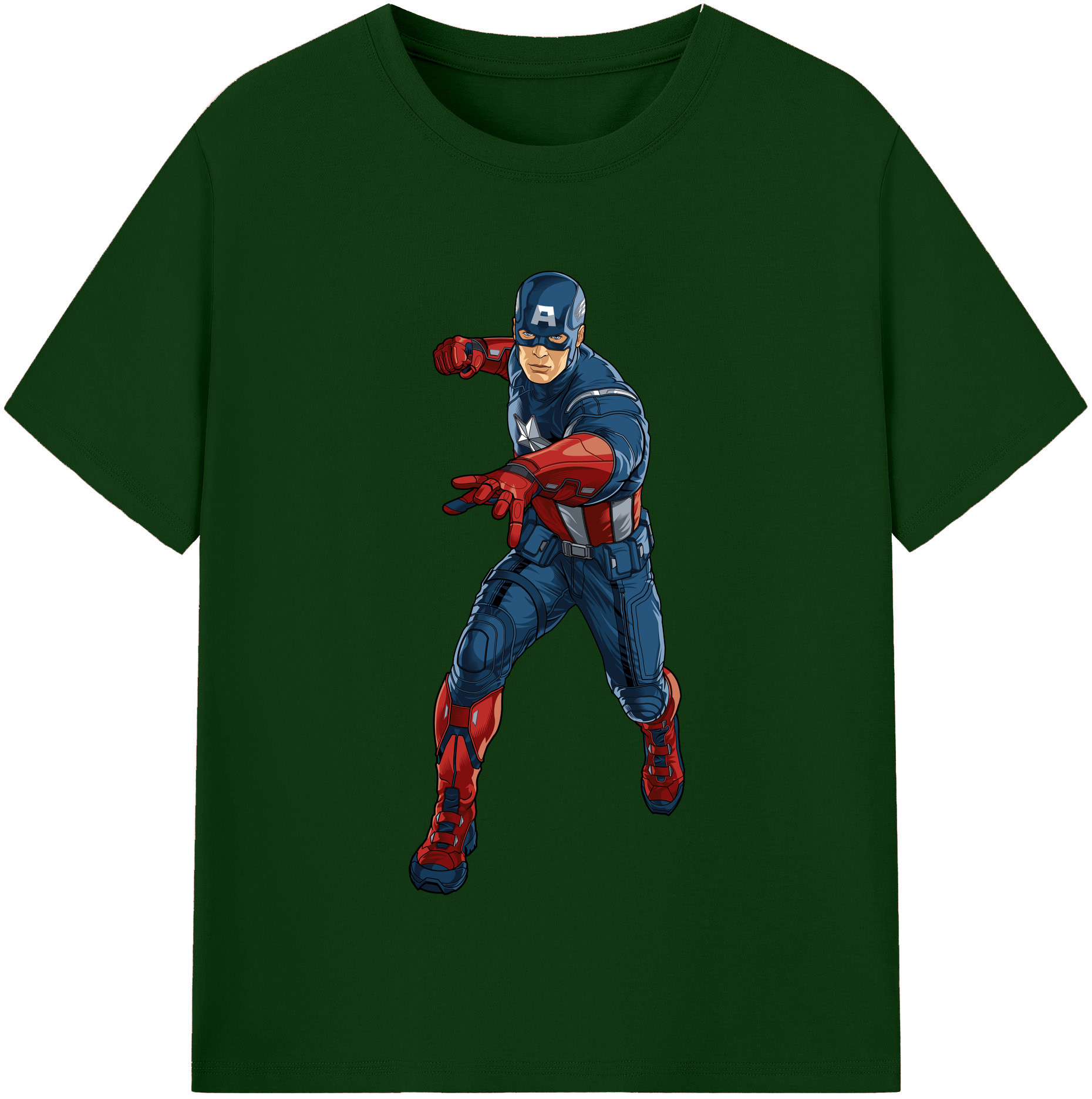 （画像用） アベンジャーズ The Avengers 綿100％半袖Tシャツ（フロントプリント）